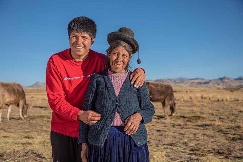 Teodoro, el joven que quiere revolucionar la ganadería de Puno