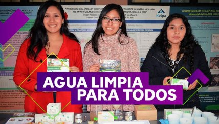 Estas universitarias peruanas descubrieron cómo purificar el agua turbia con moringa