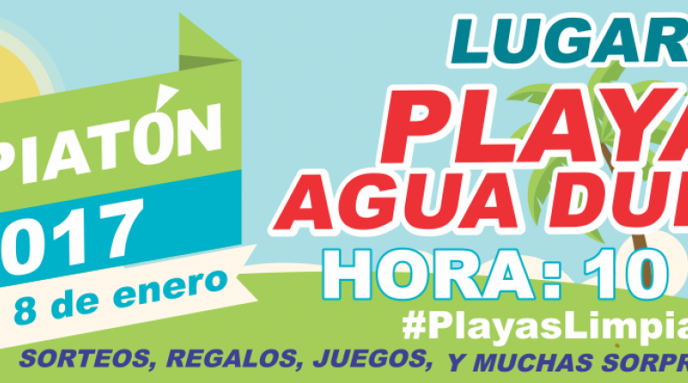 Limpiatón 2017 - Playa Agua Dulce