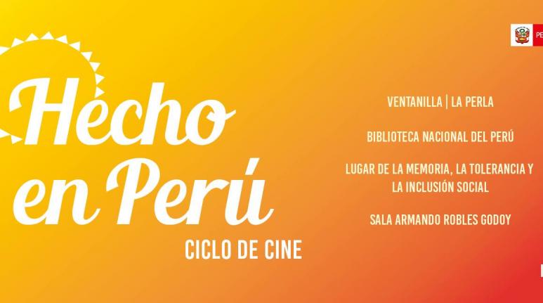 Ciclo de cine "Hecho en Perú"