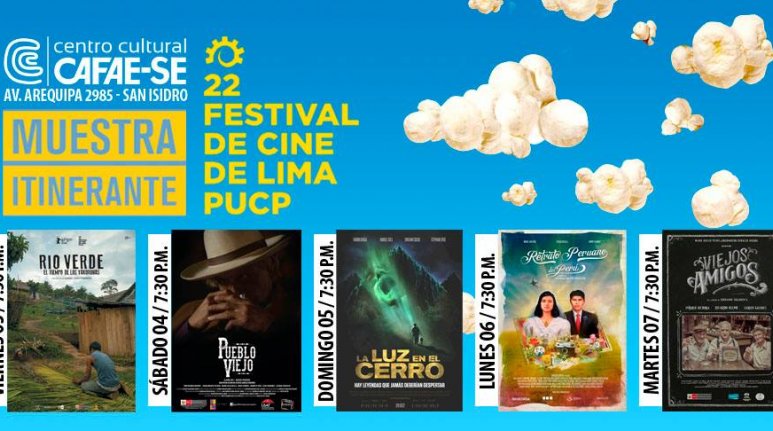 Muestra Itinerante Centro Cultural CAFAE-SE 22° Festival de Cine