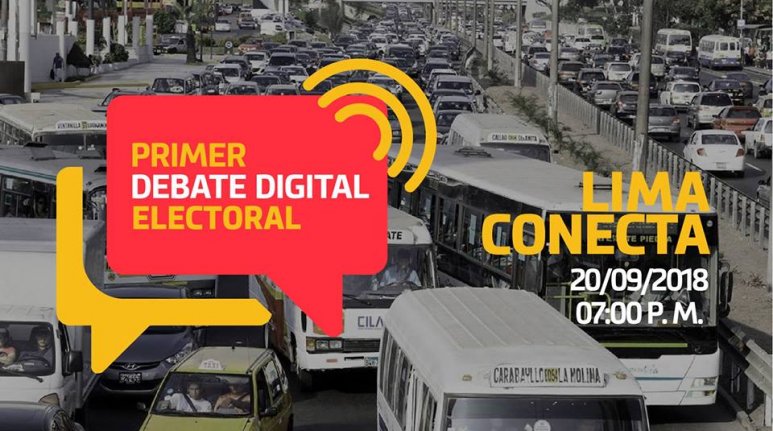 1er Debate Digital Electoral "Lima Conecta"