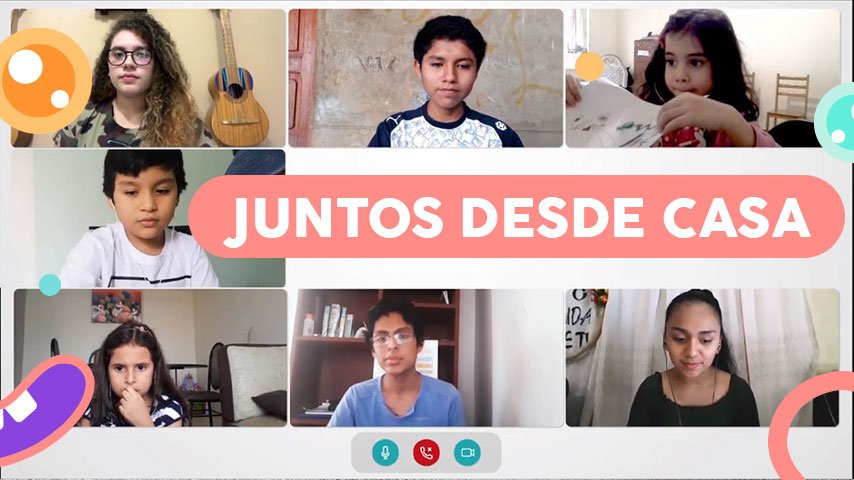 Niños y adolescentes peruanos y venezolanos comparten sus vivencias en cuarentena